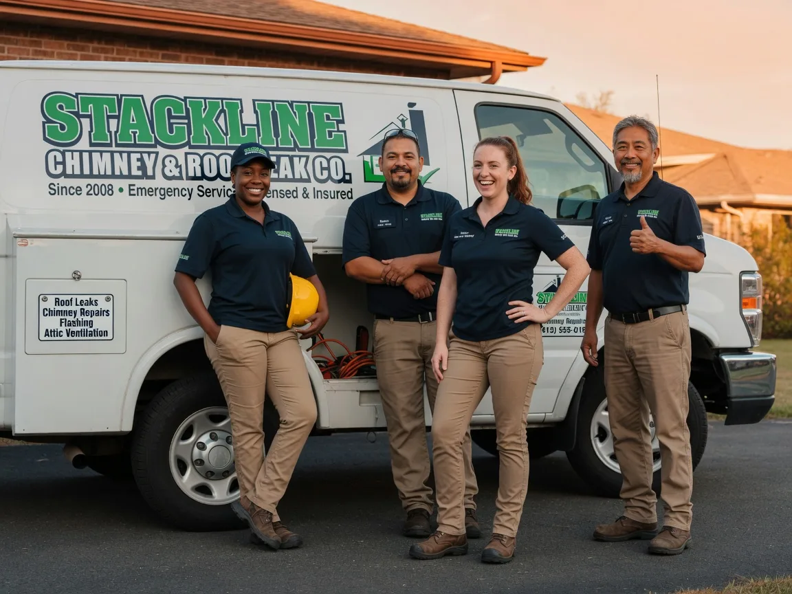 Chimney flashing repair company in Cumby, TX